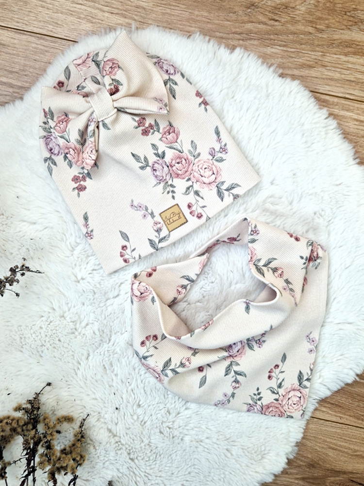 Czapka prążkowana LIGHT BEIGE flow FASONY