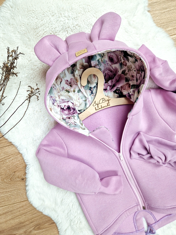Bluzo- parka LILJA+ purple flow