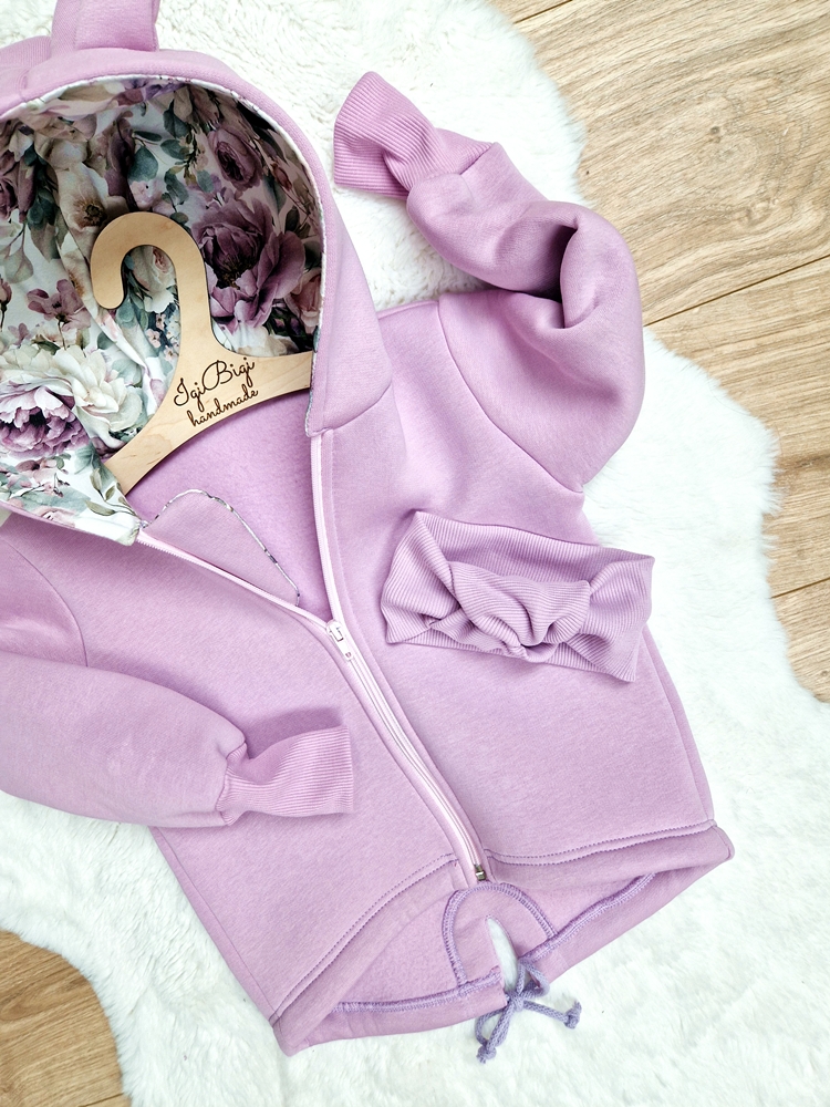 Bluzo- parka LILJA+ purple flow