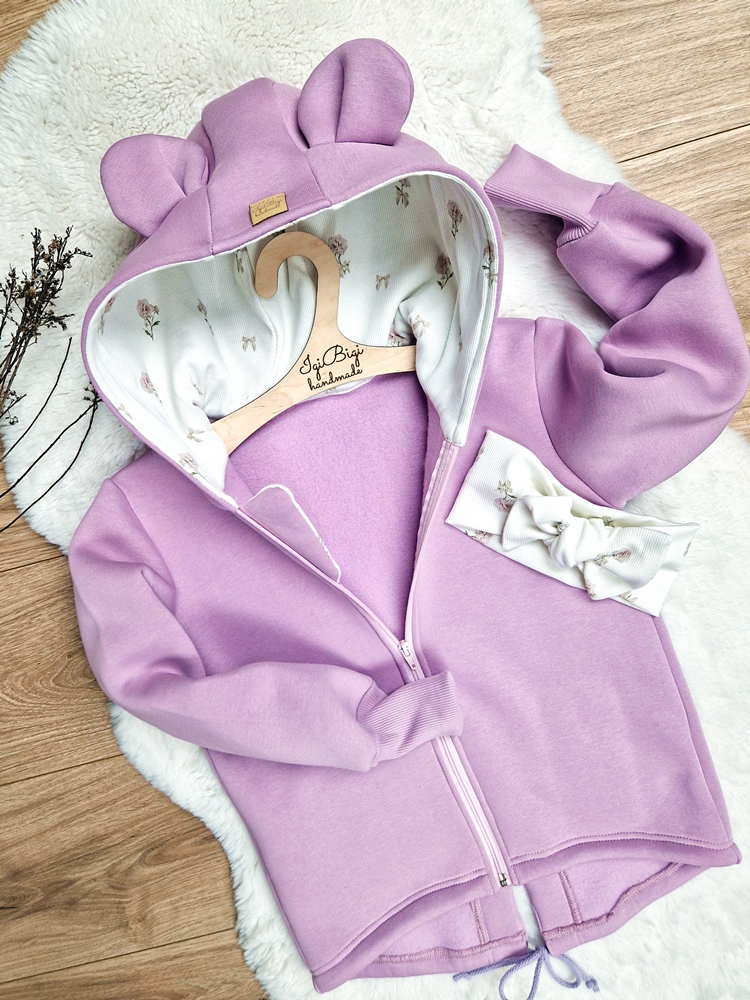 Bluzo- parka LILJA+ peonies bows