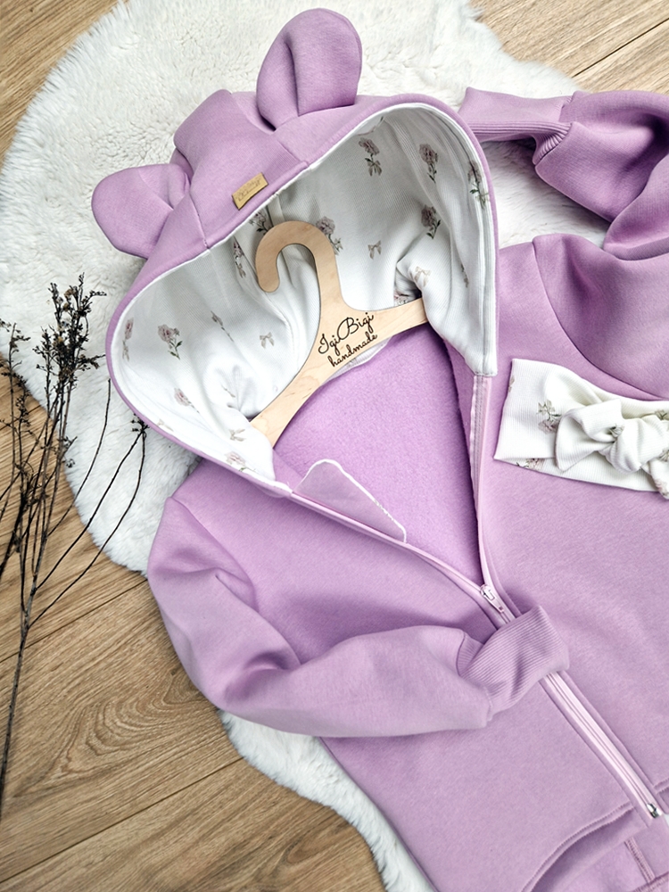 Bluzo- parka LILJA+ peonies bows