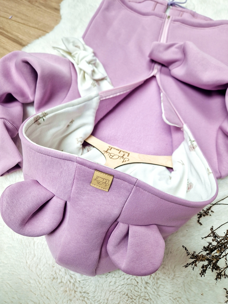 Bluzo- parka LILJA+ peonies bows