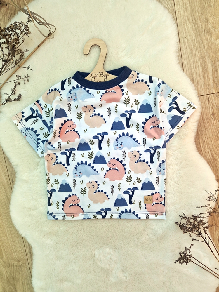 T-SHIRT dino blue