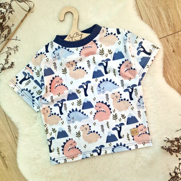 T-SHIRT dino blue