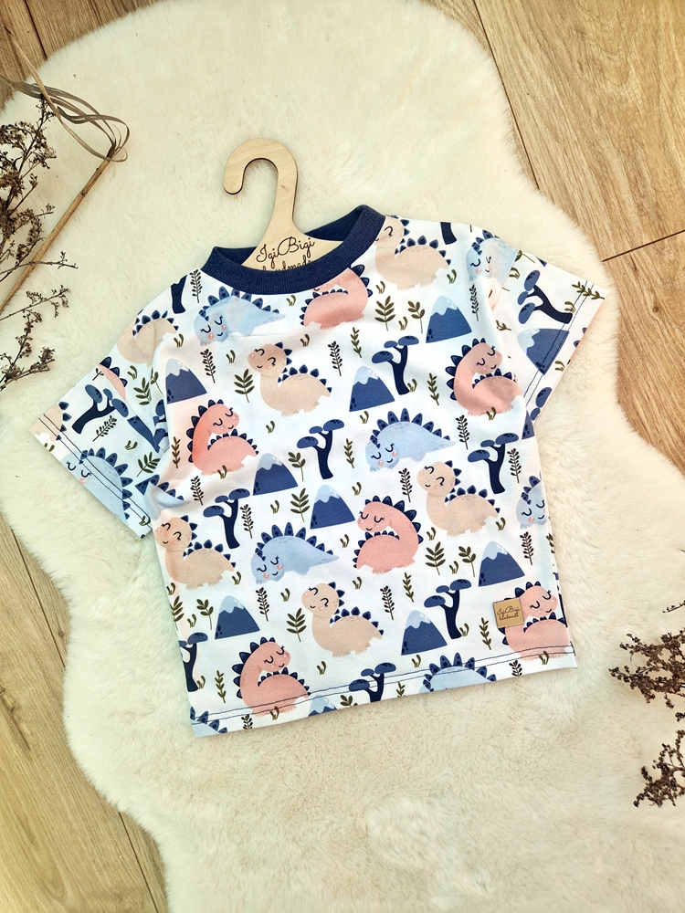 T-SHIRT dino blue